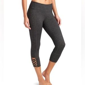 Athleta - Crop Legging - Gray/Black - Size Small
